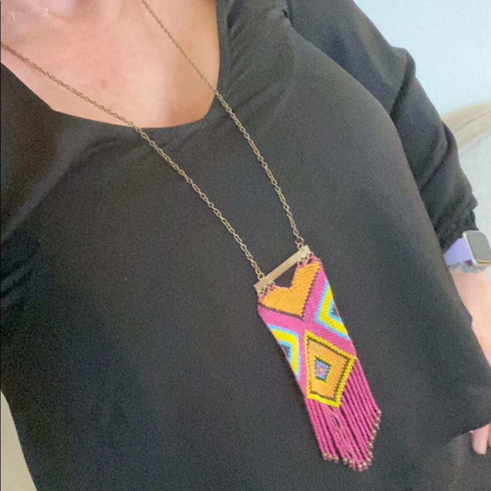 Boho statement necklace